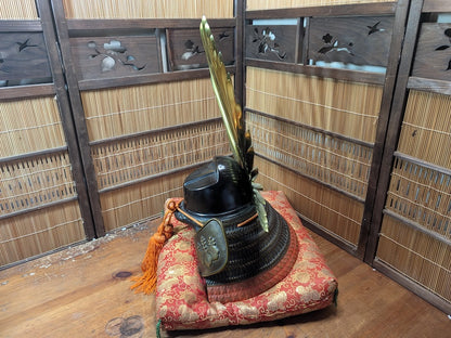 Japanese Samurai Kabuto Helmet 兜 Authentic Antique Armor Auction Japan