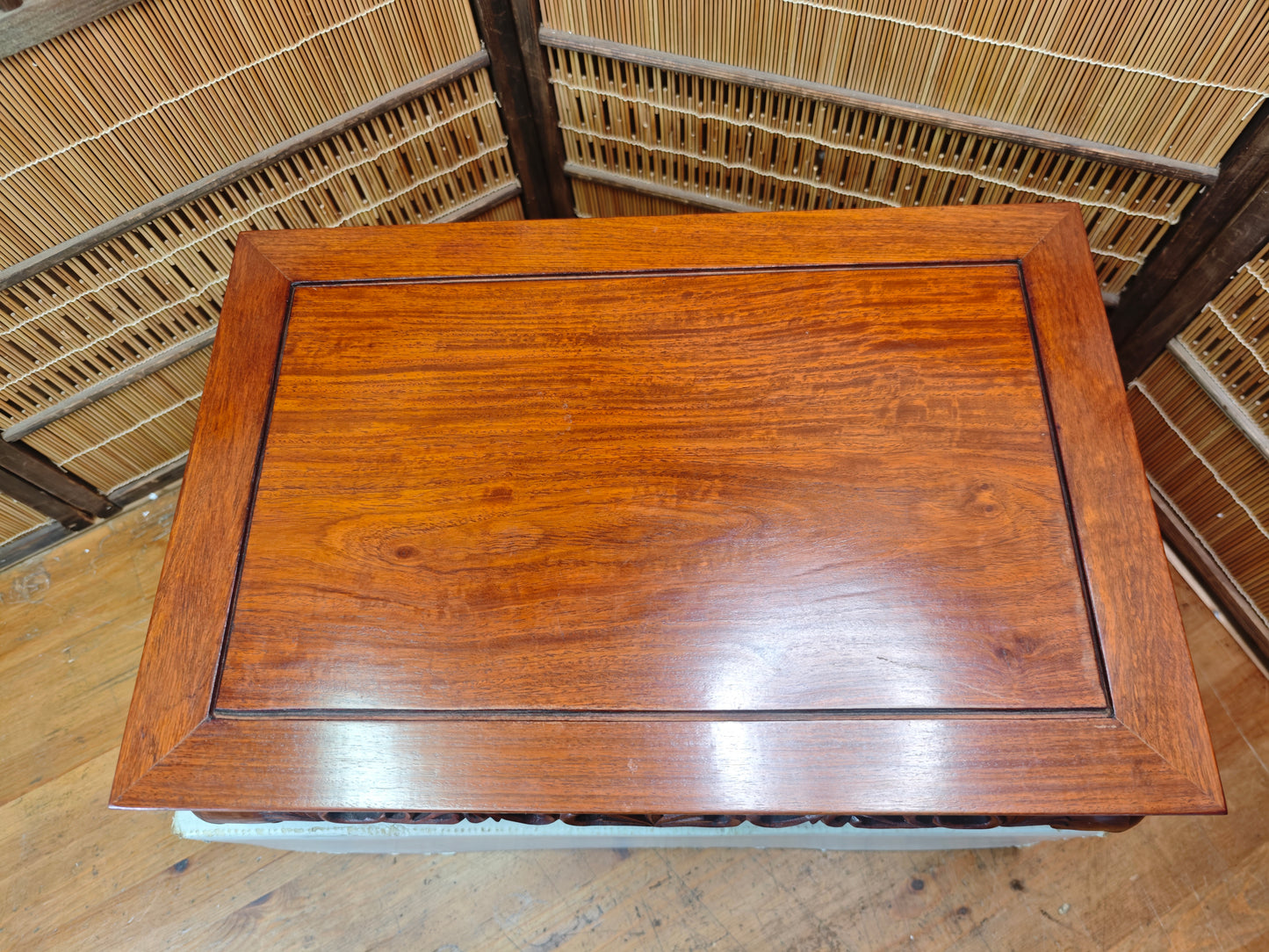 Rare Japanese Tokusen Sakura Wood Bonsai Display Table TR-101 Box