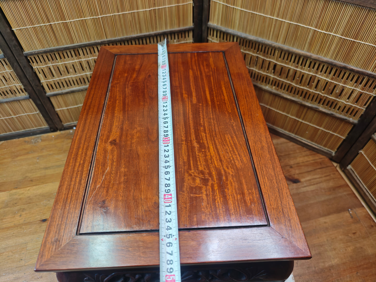 Rare Japanese Tokusen Sakura Wood Bonsai Display Table TR-101 Box