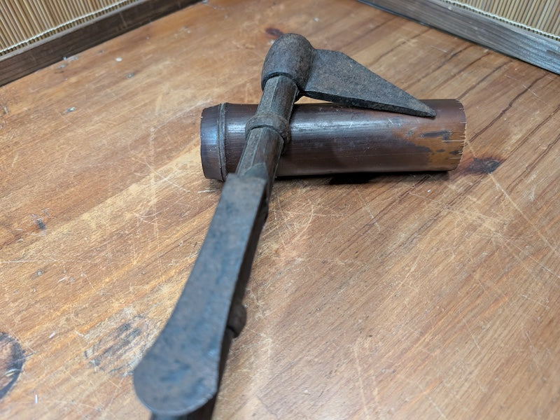 Authentic Japanese Firefighter Hand Hook Antique Showa Era Tool Japan