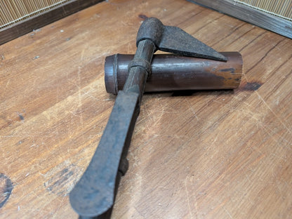 Authentic Japanese Firefighter Hand Hook Antique Showa Era Tool Japan