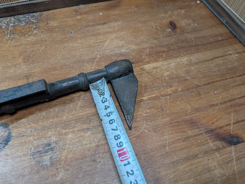 Authentic Japanese Firefighter Hand Hook Antique Showa Era Tool Japan