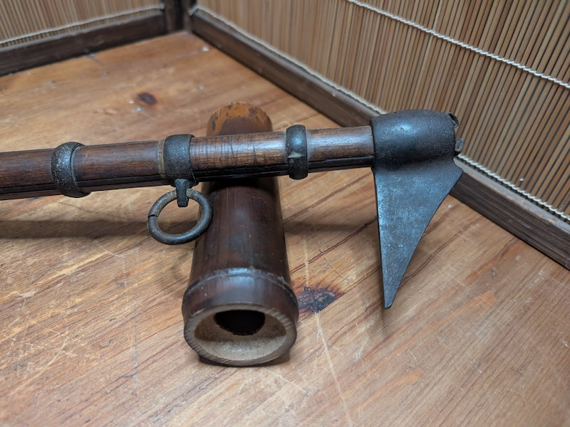 Antique Japanese Firefighter Hook Tool Ibunkai Vintage Japan Auction