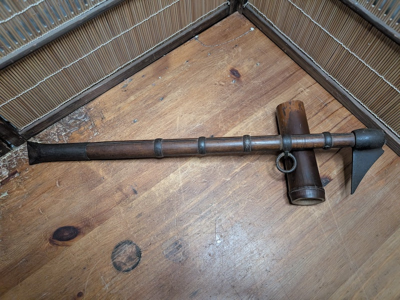 Antique Japanese Firefighter Hook Tool Ibunkai Vintage Japan Auction