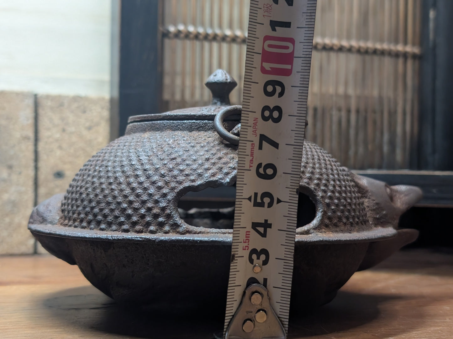 Rare 1940s Japanese Tanuki Cast Iron Ashtray Nambu Tekki Folk Art Decor
