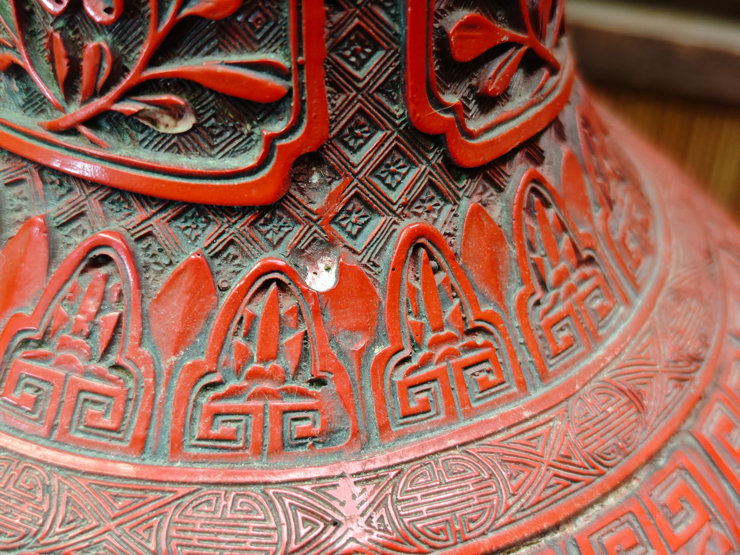 Japanese Vintage Giant Shippo Yaki Cloisonné Vase Copper Japan Auction