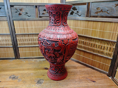 Japanese Vintage Giant Shippo Yaki Cloisonné Vase Copper Japan Auction