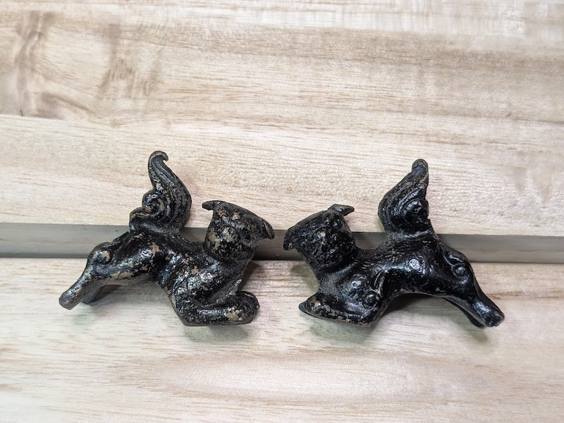 Japanese Vintage 1950s Miniature Bronze & Cast Iron Set Nambu Tekki Auction JP
