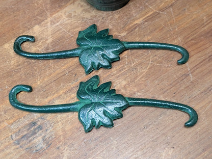 Rare 1950s Japanese Nambu Steel Wall Hanging Ikebana Flower Vase