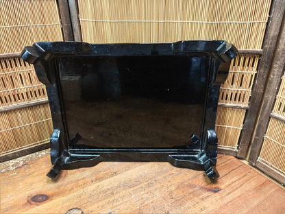 Japanese Vintage Bonsai Display Table Kadai Raden Abalone Inlay Stand