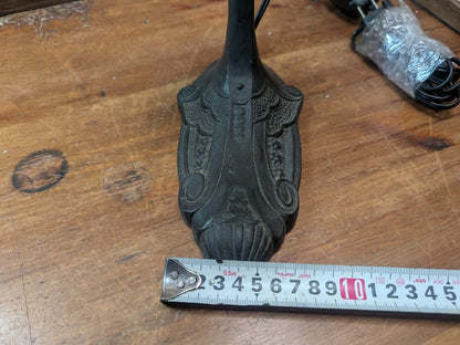 Japanese Vintage Bronze Desk Lamp Eagle Design Working Auction JP
