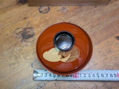 Japanese Vintage Lacquer Rice Bowls Set Owan Bowls Traditional Box