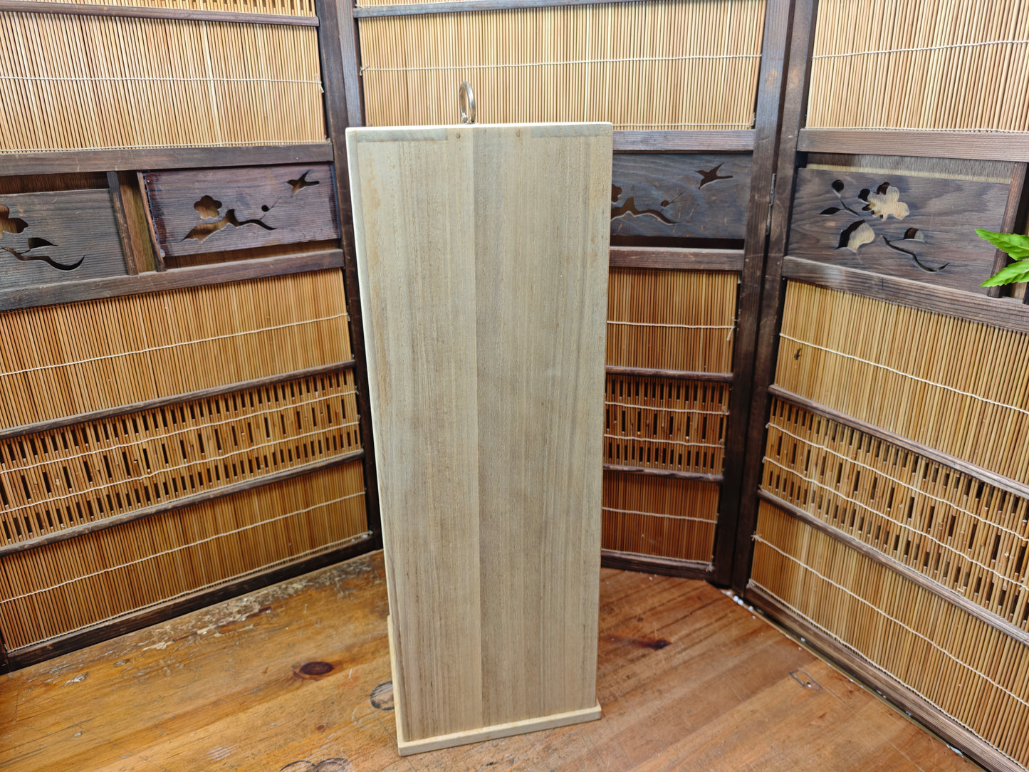 Japanese Vintage Chabako Tea Ceremony Wooden Storage Box Unused
