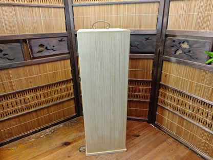 Japanese Vintage Chabako Tea Ceremony Wooden Storage Box Unused