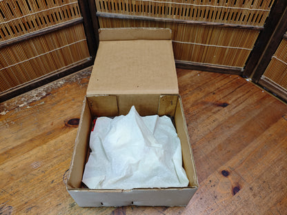 Japanese Vintage Kagura Pottery Mask W/ Box & Documents Japan Auction