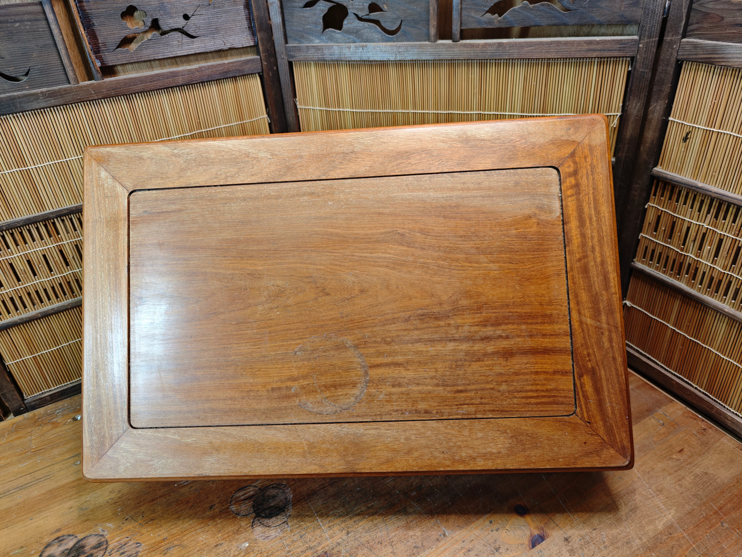 Japanese 1970s Keyaki Bonsai Display Table Wabi Sabi Zelkova Wood Stand
