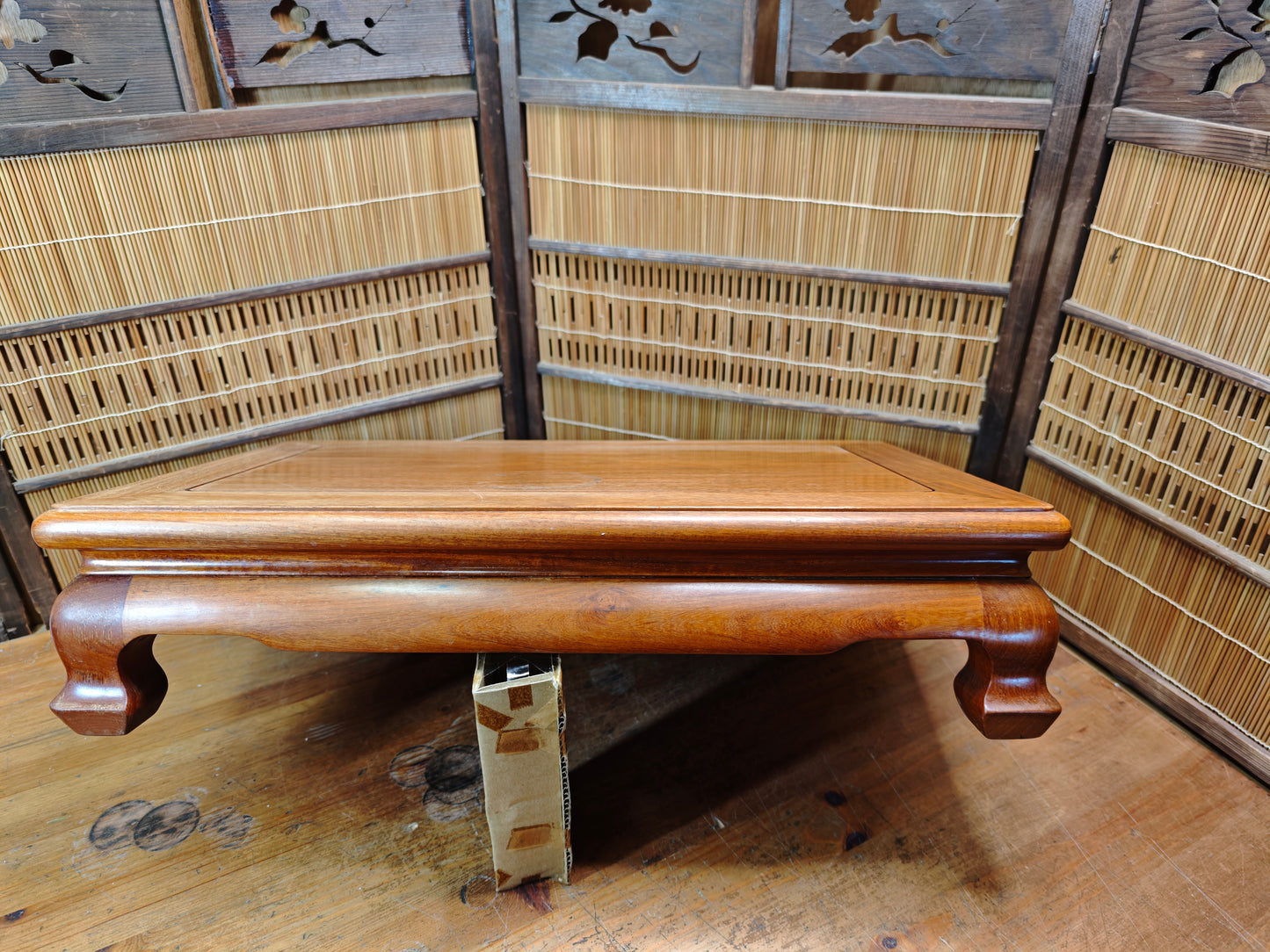 Japanese 1970s Keyaki Bonsai Display Table Wabi Sabi Zelkova Wood Stand