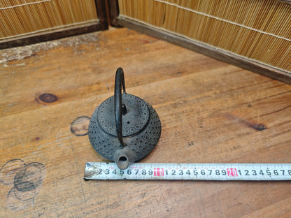 Vintage Japanese Nambu Tekki Kyusu Cast Iron Teapot 1970s Made in Japan