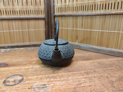 Vintage Japanese Nambu Tekki Kyusu Cast Iron Teapot 1970s Made in Japan