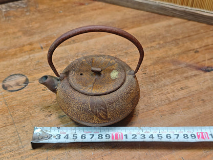 Vintage Nambu Tekki Kyusu Teapot 1960s Japanese Cast Iron Tea Pot