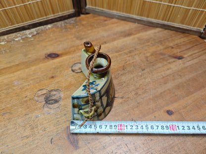 Vintage Okinawan Tsuboya Yaki Ceramic Sake Bottle Pottery Art