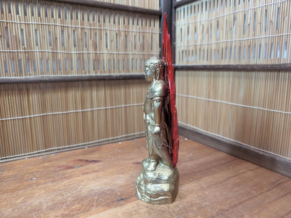 Vintage Fudo Myoo Statue Naritasan Buddhist Figure Japan Rare Art