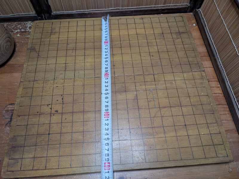 Vintage Japanese Go Game Set Goban Board, Stones & Wooden Bowls Japan