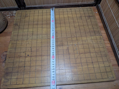 Vintage Japanese Go Game Set Goban Board, Stones & Wooden Bowls Japan