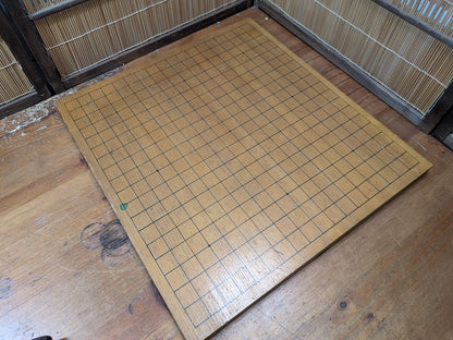Japanese Vintage Go & Shogi Double-Sided Wooden Board Heavy Auction JP