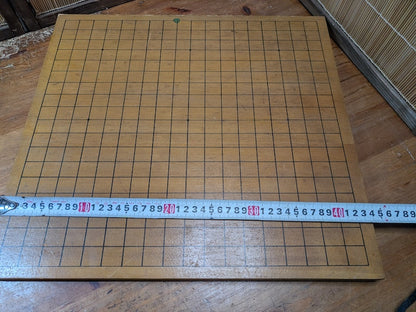 Japanese Vintage Go & Shogi Double-Sided Wooden Board Heavy Auction JP