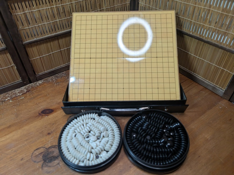 Japanese Vintage Magnetic Go Game Set Plastic Portable Japan Auction