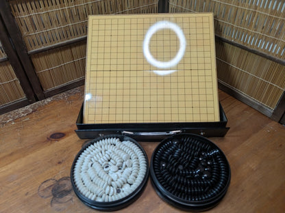Japanese Vintage Magnetic Go Game Set Plastic Portable Japan Auction