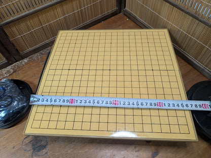 Vintage Japanese Magnetic Go Game Set Travel Board Game Complete Japan
