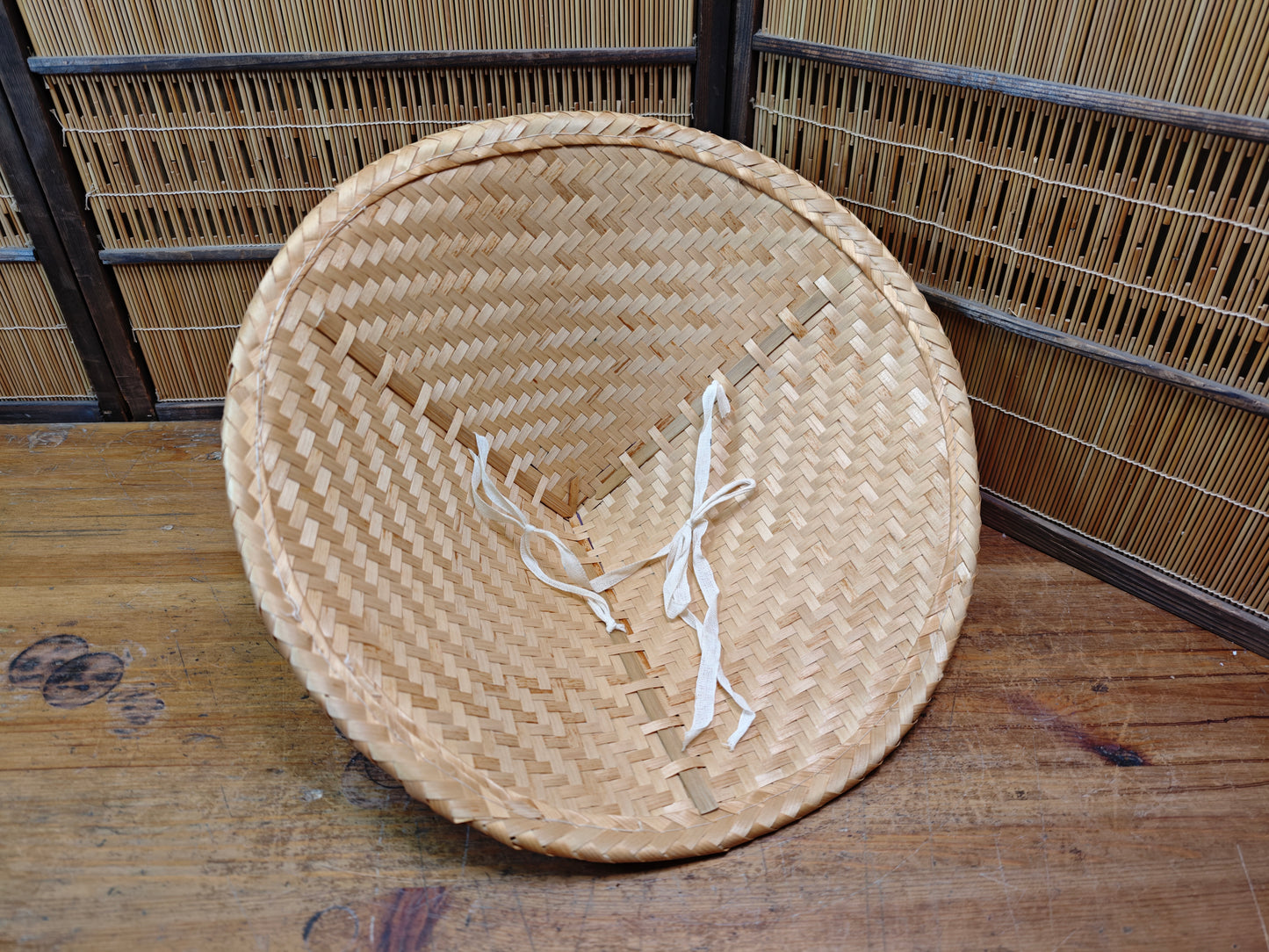 Japanese Vintage Sugegasa Pilgrim Hat Shikoku 88 Temple Japan Auction