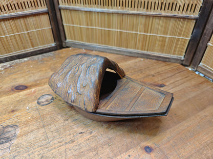 Japanese Vintage Nambu Tekki Boat Incense Burner 1970s Cast Iron Japan