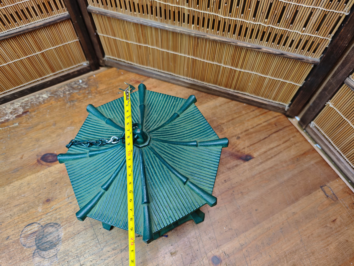 Rare Japanese Vintage Nambu Tekki Giant Size Cast Iron Wind Bell Chime