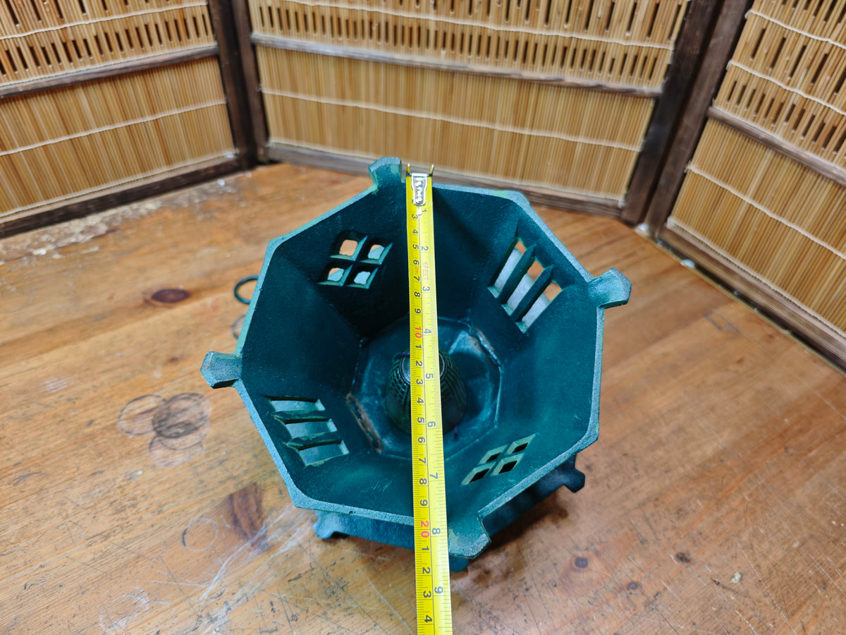 Rare Japanese Vintage Nambu Tekki Giant Size Cast Iron Wind Bell Chime