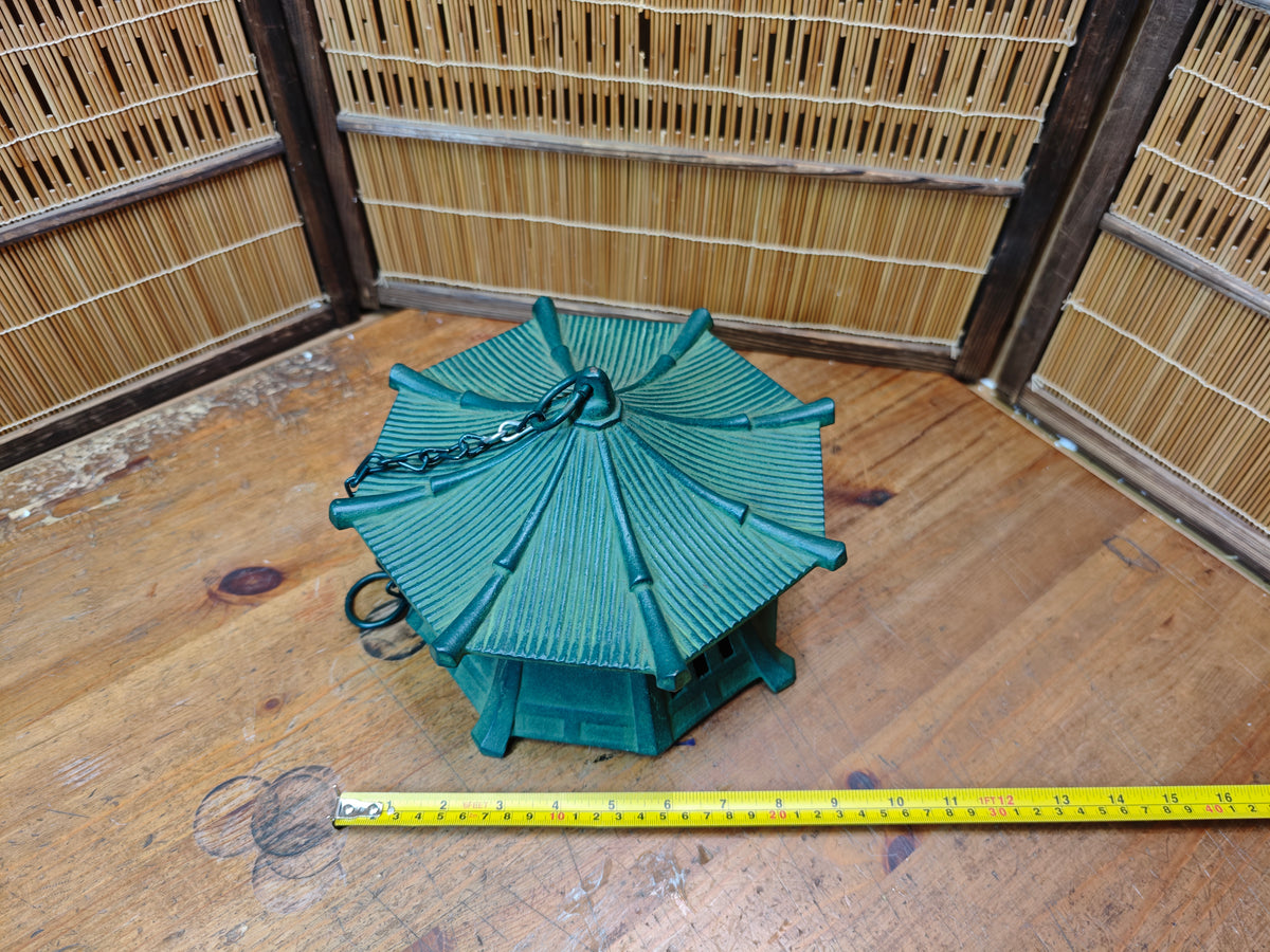 Rare Japanese Vintage Nambu Tekki Giant Size Cast Iron Wind Bell Chime