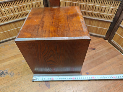 Vintage Japanese Haribako Step Tansu Sewing Box Kiri Wood 1980s Showa Chest