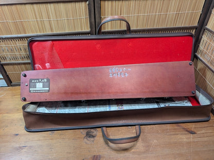 Vintage Suzuki Taisho Koto W/ Original Case Japan Playable Instrument