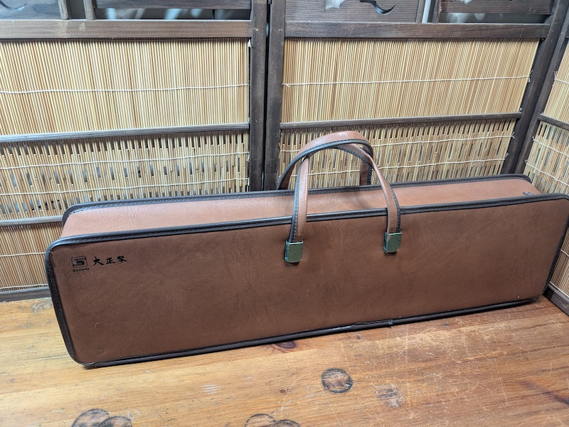 Vintage Suzuki Taisho Koto W/ Original Case Japan Playable Instrument