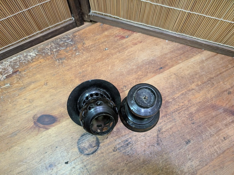 Japanese Bronze Toro Lantern Candlestick Vintage Temple Candle Holder