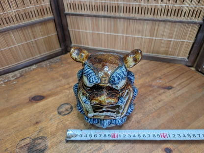 Okinawa Katori Senko Holder Shisa Pottery Burner Vintage Folk Craft