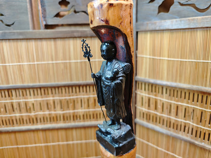 One of A Kind Japanese Vintage Monk & Nambu Tekki Wind Bell Bamboo Art