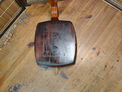 One of a Kind Japanese Shamisen Bonsai Table Kadai Wood Vintage Rare