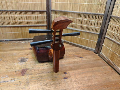 One of a Kind Japanese Shamisen Bonsai Table Kadai Wood Vintage Rare