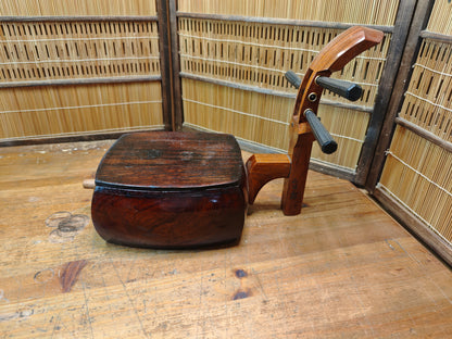 One of a Kind Japanese Shamisen Bonsai Table Kadai Wood Vintage Rare