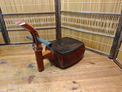 One of a Kind Japanese Shamisen Bonsai Table Kadai Wood Vintage Rare