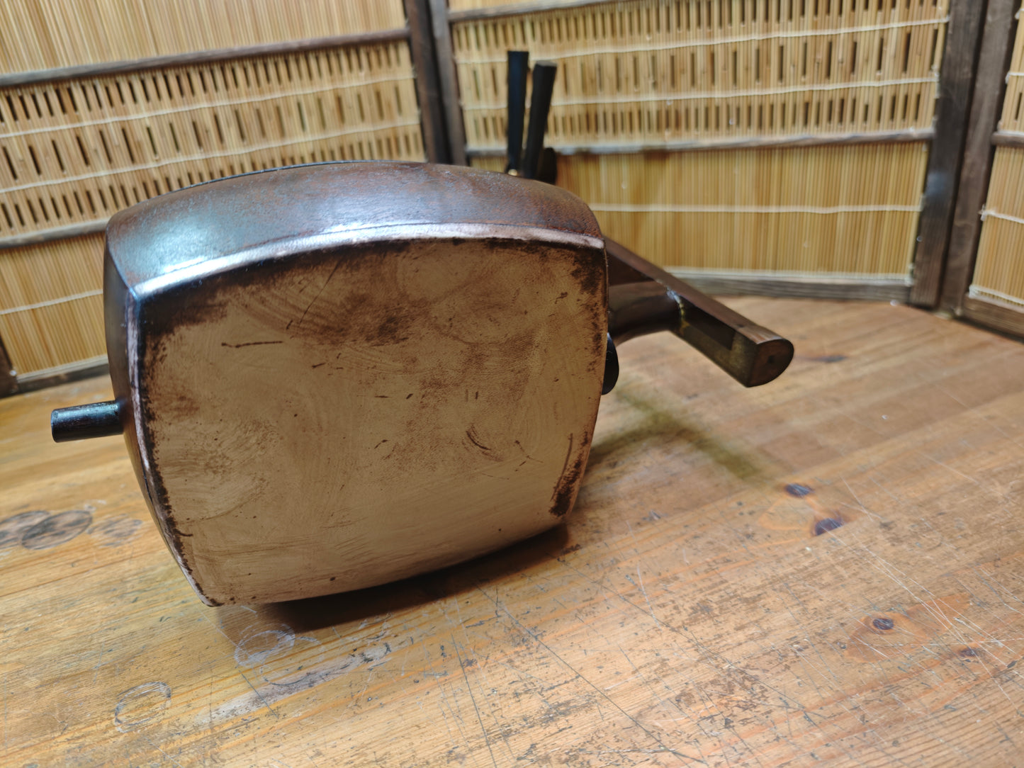 One of a Kind Japanese Shamisen Bonsai Table Kadai Handmade Art Display Stand