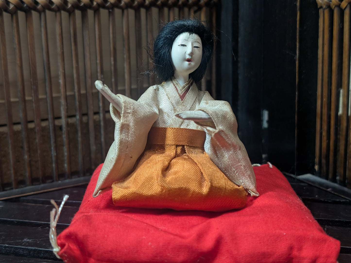 Authentic Japanese Antique Doll Hina Doll Girl Festival Handmade 1930s Made in Japan (H9)